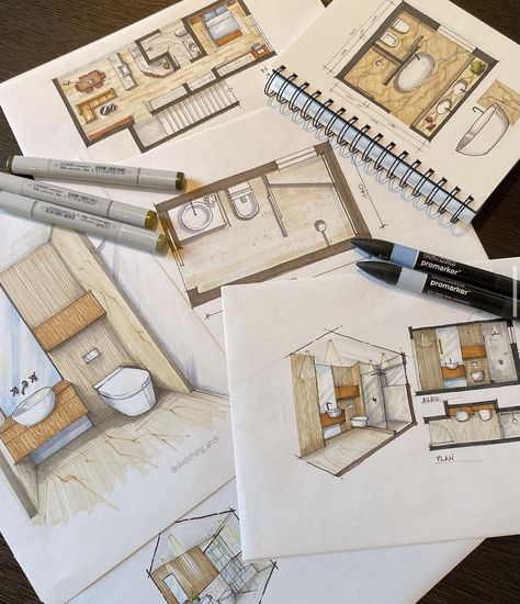 Interior Design Major Aesthetic, Intention Board, Interior Design Major, Architecture Career, Interior Design Sketchbook, Interior Design Student, Architecture Drawing Plan, Interior Architecture Drawing, Architecture Life