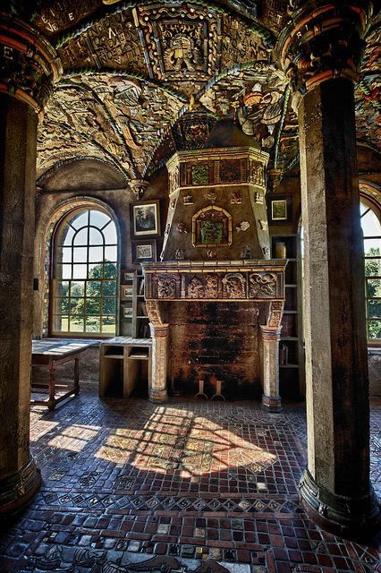 Fonthill Castle Estate, Doylestown, PA Fonthill Castle, Doylestown Pa, Mansion Homes, Castle Estate, Castles Interior, Abandoned Castles, Abandoned Mansions, Old Building, Abandoned Buildings