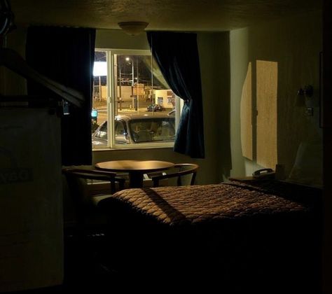 Motel Room, Edward Hopper, Southern Gothic, Contemporary Photography, Gas Station, The Room, Aesthetic Pictures, At Night, Neon