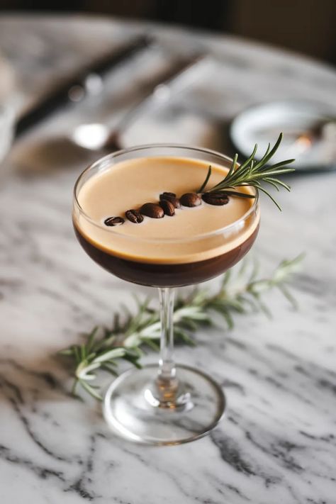 A photo of a  Espresso Martini a Martini Cocktail Recipes Vodka Martini Recipes Dirty, Espresso Martini Chocolate, Batched Espresso Martini, The Best Espresso Martini, Cocktail Recipes Espresso Martini, Espresso Martini Recipes, Perfect Espresso Martini, Esspreso Martini Drink, Smores Martini