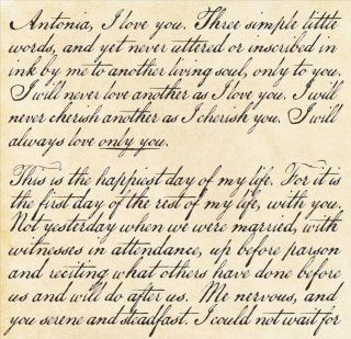 An Eighteenth Century Love Letter Originally posted at indieBRAG 18th Century Letters, Love Letter Handwriting, 18th Century Handwriting, Victorian Love Letters, Victorian Letters, Handwritten Love Letters, Vintage Love Letters, Old Love Letters, Victorian Letter