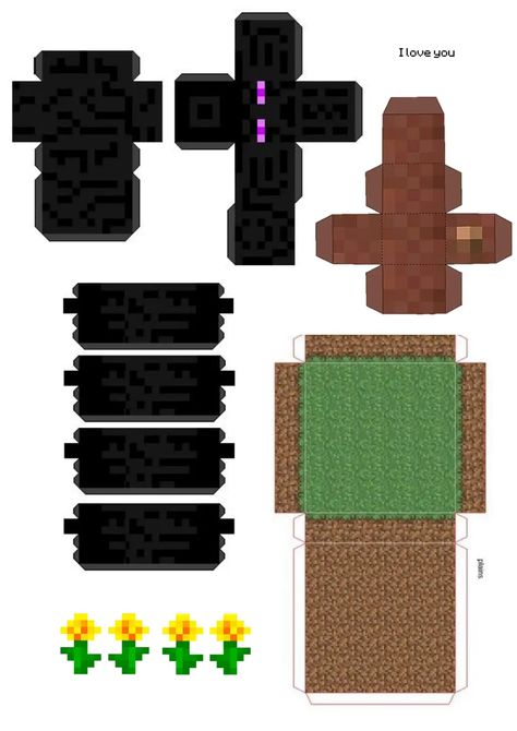 MINECRAFT 1.pdf Diy Minecraft Decorations, Minecraft Stickers, Minecraft Gifts, Diy Minecraft, Paper Toys Template, Minecraft Tutorial, Minecraft 1, Handmade Gifts For Her, Crafts Hacks