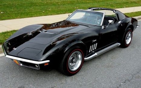 Black Corvette, 1969 Corvette, Old Corvette, Corvette C3, Old Muscle Cars, Corvette For Sale, Classic Corvette, Matching Numbers, Tuxedo Black