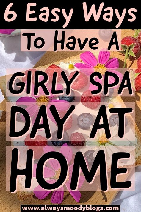 Whether big or small, it’s so important that you remember to celebrate all of your accomplishments in life. Not only the big things that you deem as more important, but also the simple things too. So here are 6 easy ways to have a girly spa day at home :) Things To Do On A Spa Day At Home, Spa Day Menu Ideas, Spa Day Ideas For Women, Mom And Daughter Spa Day At Home, At Home Spa Day For Kids, Diy Spa Day Ideas, Diy At Home Spa Day, Spa Days At Home, Galentines Spa Day