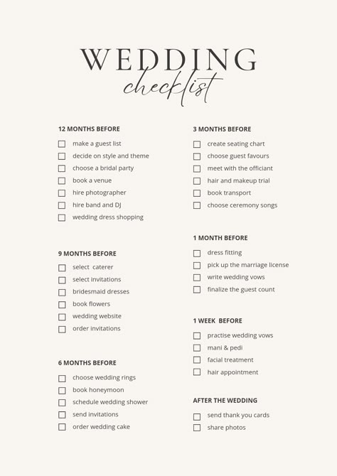 Wedding day checklist all the things you need to check off for your big day. To Do Wedding Checklist, Wedding Purchase Checklist, Bridesmaid Checklist For Wedding Day, How To Save For A Wedding, Things Needed For A Wedding, Wedding Checklist Pdf, Day Of Wedding Checklist, Micro Wedding Checklist, Wedding To Do List Checklist