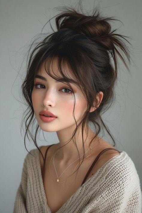 Wavy Hair, Long Hair, Bangs, Hairstyles, Hair