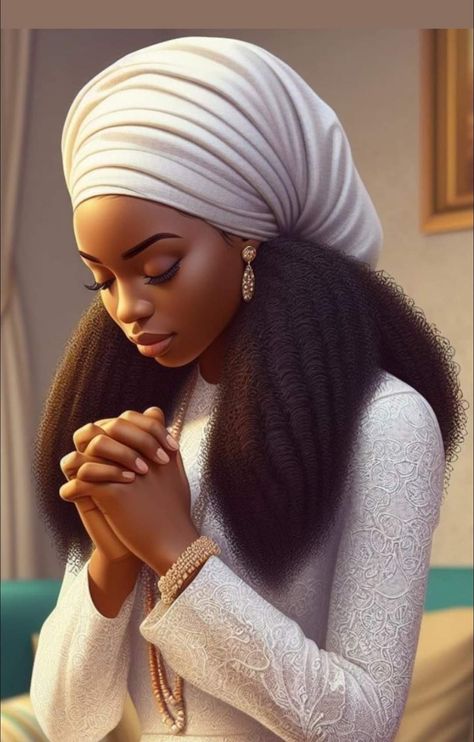 Black Women Praying Images, Praying Woman Pictures, Woman Praying Images, God Bible Verses, African American Inspiration, Mercy Of God, Black Baby Art, Music And The Brain, Natural Hair Short Cuts