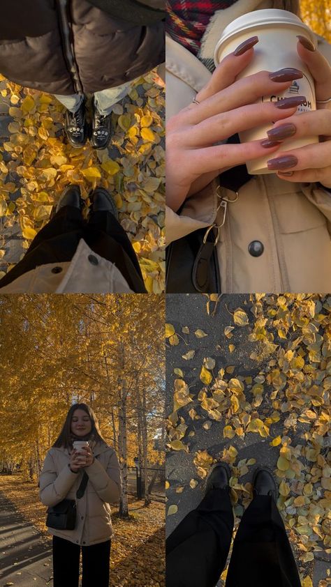 Autumn Shoot Ideas, Autumn Poses Photo Ideas, Autumn Poses, Photoshoot Ideas Autumn, Stile Blair Waldorf, Autumn Instagram, Thanksgiving Outfit Ideas, Fest Outfits, Black Kitten Heels