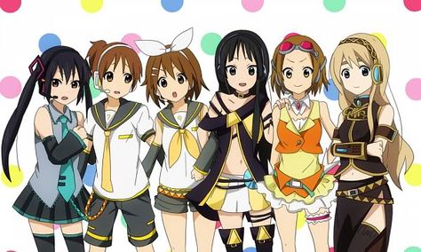 K-on Icons, Rin Kagamine, K On, Kyoto Animation, Anime Crossover, 영감을 주는 캐릭터, Brown Eyes, Hatsune Miku, Cute Anime Character