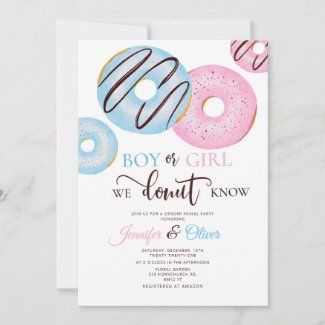 Donut Gender Reveal Party, Donut Gender Reveal, Ice Cream Gender Reveal, Cream Gender Reveal, Gender Reveal Party Decor, Gender Reveal Boy, Unique Gender Reveal, Gender Reveal Party Games, Fun Baby Announcement