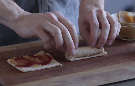 PB&J cycling snacks. Cycling Snacks, Cycling Nutrition, Cycling Adventures, Peanut Butter And Jelly, Food Recipe, Feta Cheese, Feta, Peanut Butter, Jelly