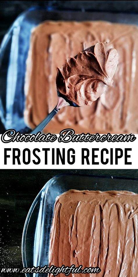 Small Batch Chocolate Frosting Recipe, Small Batch Chocolate Buttercream Frosting, Make Frosting Easy, Small Batch Chocolate Frosting, Chocolate Frosting Whipped, Small Batch Cake, Easy Frosting Recipe, Whipped Chocolate Buttercream, Frosting From Scratch