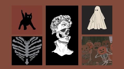 Halloween Laptop Wallpaper Aesthetic, Halloween Desktop Wallpaper Aesthetic, Fall Computer Backgrounds, Power Point Slides, Book Wallpapers, Halloween Desktop Wallpaper, Header Quotes, Twitter Header Quotes, Ipad Inspo