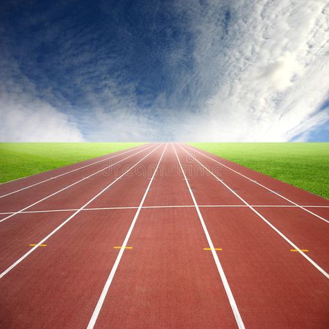 Running track. A deserted athletic running track in a green field , #Ad, #deserted, #track, #Running, #athletic, #field #ad Athletics Track, Track Running, Storyboard Illustration, Stadium Lighting, Running Shoes Design, The Artist Movie, Running Race, Running Track, Under Armour Running