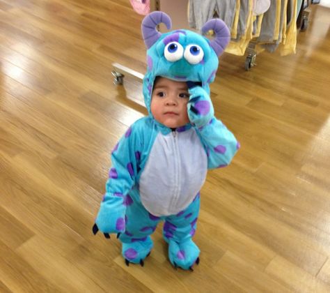 Sully from monsters inc. for Halloween Monsters Inc Girl, Sully From Monsters Inc, Monsters Inc Halloween, Sully Costume, Monster Co, Monsters Inc Baby, Sully Monsters Inc, Monsters Inc Boo