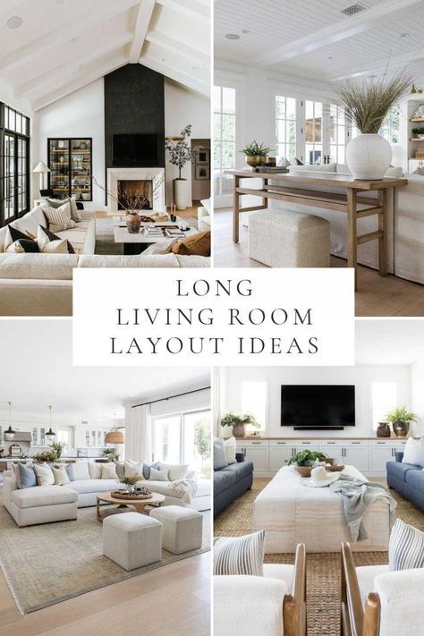 Bilevel living room layout