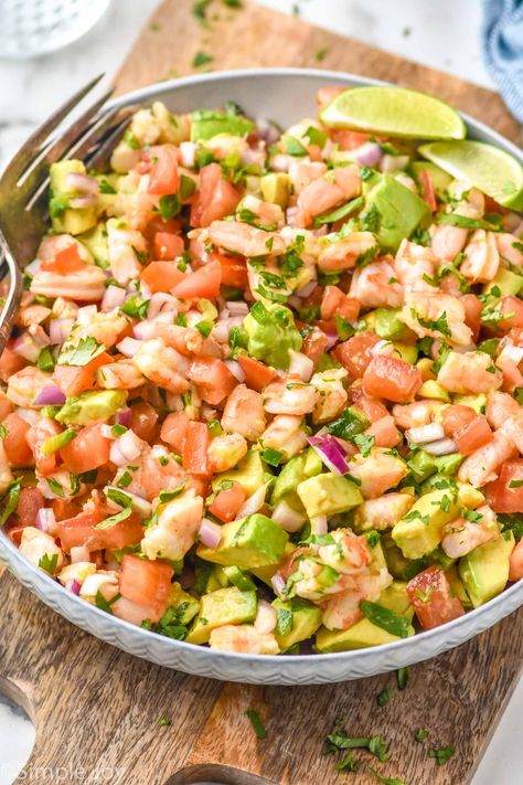 Salad Shrimp, Best Potato Salad Recipe, Shrimp Avocado Salad, Slow Cooker Casserole, Shrimp Salad Recipes, Shrimp Avocado, Avocado Salad Recipes, Fish Salad, Potluck Dishes