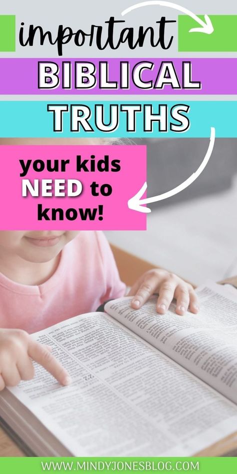 biblical truths for kids Truth For Kids, Childrens Bible Activities, Devotions For Kids, Godly Things, Sunday School Classroom, Biblical Truths, Train Up A Child, Childrens Bible, Bible Lessons For Kids