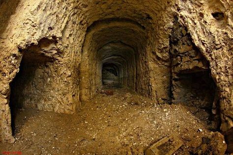 Thanet: Inside the secret tunnels hidden by beneath Primark at Westwood Cross - Kent Live Hidden Tunnel, Air Raid Shelter, Cave Entrance, Roman Church, Secret Tunnel, Underground Caves, Creepy Photos, Air Raid, Paris City