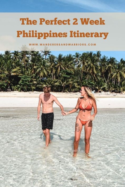 The Perfect 2 Week Philippines Itinerary Philippines Bucket List, Philippines Itinerary, Island 2, Perfect Itinerary, Philippines Travel, Europe Destinations, Travel Itinerary, The Philippines, 3 Weeks