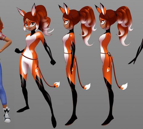 Miraculous Ladybug Rena Rouge, Alya Miraculous, Official Concept Art, Tails Doll, Rena Rouge, Miraculous Characters, Earrings Indian, Miraculous Ladybug Movie, Character Sketches