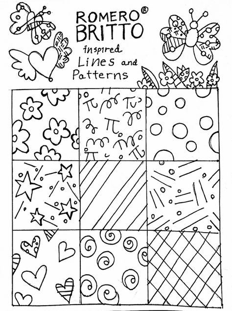 Romeo Britto Art, Romero Britto Art Projects For Kindergarten, Elementary Art Printables, Romero Britto Art Projects For Kids, Kindergarten Art Worksheets, Romero Britto Art Lesson, Romero Britto Art, Camera Images, Britto Art