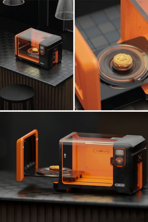 Microwave Aesthetic, Minimal Product Design, Microwave Design, Innovation Product, Industrial Product Design, Oven Design, Form Follows Function, Industrial Design Product, Ikea Design