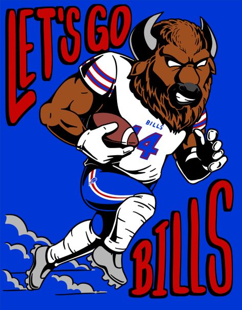 Buffalo Bills Stuff, Go Bills, Magnet Ideas, Buffalo Bills Logo, Nfl Football Art, Bills Mafia, Bills Logo, Buffalo Bills Football, Bills Football