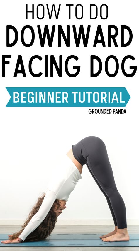 Downward facing dog is a pose people love and hate. Learn how to do down dog and the different variations to build up your strength for this beginner yoga pose. Downward Dog Yoga Pose, Downward Dog Yoga, Downward Dog Pose, Circuit Training Workouts, Open Hips, Kids Yoga Poses, Yoga Routines, Beginner Workouts, Yoga Tutorial