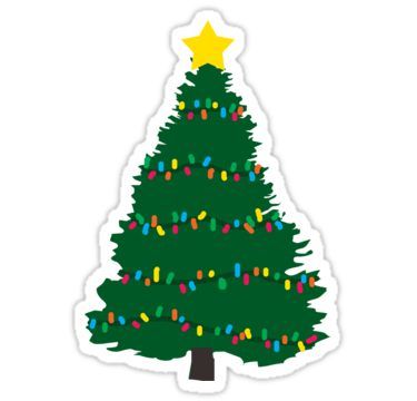 Christmas Stickers Printable, Christmas Tree Sticker, Cartoon Christmas Tree, Tree Sticker, Christmas Tree Wallpaper, Xmas Sticker, Preppy Stickers, Buy Christmas Tree, Creative Birthday