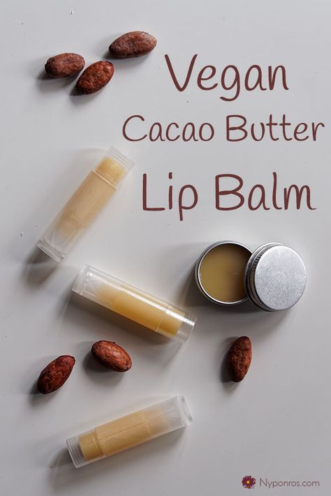 Cacao Butter Recipes, Vegan Lip Balm Recipe, Diy Lip Balm Recipes, Cacao Butter, Vegan Lip Gloss, Natural Body Lotion, Lip Balm Recipes, Hair Care Recipes, Diy Lip Gloss