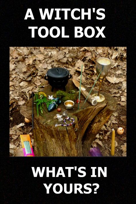 Witches Tools Witch Tools List, Witches Tools, Witch Tools, Different Tools, Tool Kit, Tool Box, Ritual, Witch, Tools