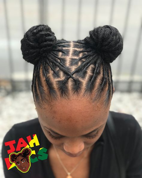 Jah Locs, LLC. on Instagram: “Birthday Buns for the birthday girl!! 😍😍😍😍 -swipe left for the full 360 view ! Tag a friend who would love this style 💞 - - - #locsatlanta…” Cute Loc Hairstyles, Short Dreadlocks Styles, Twisted Hair, Loc Hairstyles, Dreads Girl, Beautiful Dreadlocks, Short Locs Hairstyles, Faux Locs Hairstyles, Dreadlock Styles