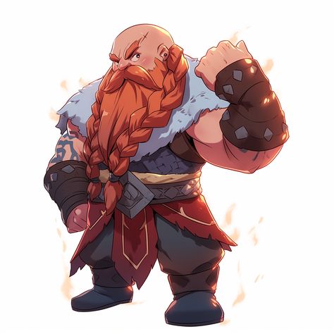 Dwarves Dnd, Dwarves Art, Dungeons And Dragons Races, Dnd Races, Dungeons And Dragons Characters, Dnd Art, Fantasy Warrior, Animation Design, Character Design Male