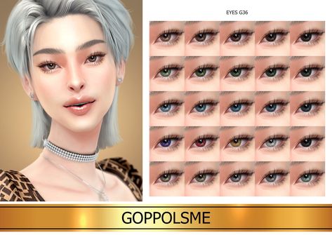 Sims 4 Decades Challenge, Sims 4 Cc Eyes, The Sims 4 Skin, Makeup Cc, Sims 4 Cc Makeup, Sims 4 Cc Skin, Sims 4 Cas, Cc Sims, Gold Eyes