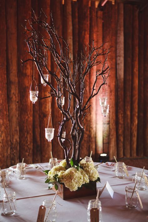 Tree Branch Wedding Decor, Manzanita Branch Centerpieces, Branches Wedding Decor, Manzanita Tree Centerpieces, Manzanita Centerpiece, Rustic Party Ideas, Tree Branch Centerpieces, Branch Centerpieces Wedding, Tree Branch Wedding