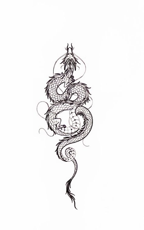 Tattoo Ideas Dragon Back, Fine Dragon Tattoo, Back Dragon Tattoo For Women, Fine Line Dragon Tattoo, Tattoo Espalda Mujer, Dragon Tattoo Hip, Dragon Spine Tattoo, Dragon Tattoo Back, Mystical Tattoos