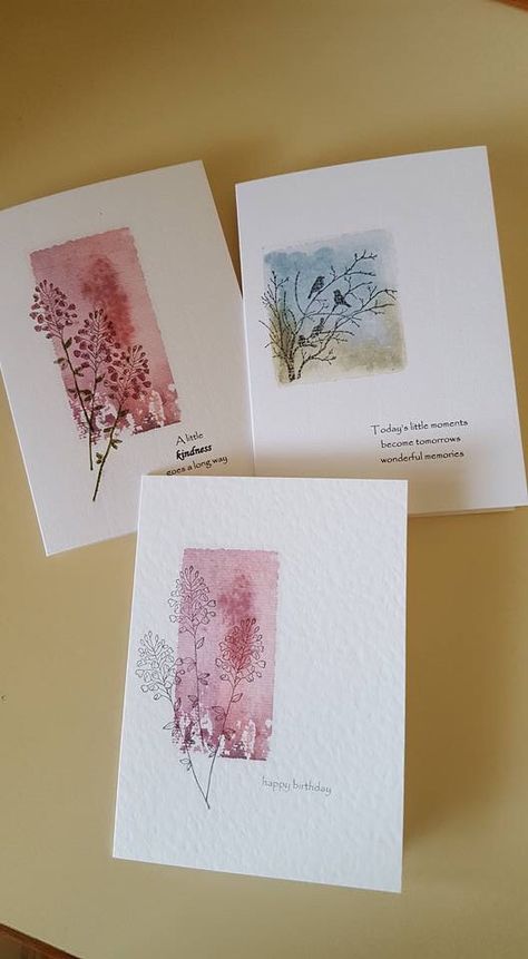 Cards With Watercolor, Watercolor Designs, Art Carte, Card Making Techniques, Handmade Greetings, Watercolor Cards, Creative Cards, Sympathy Cards, Flower Cards