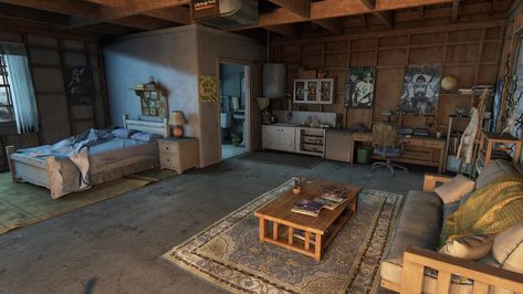 The Last Of Us Room, Apocalypse House, Unmade Bed, Apocalypse Aesthetic, Last Of Us, Room Tour, Room Aesthetic, Room Themes, Dream Room