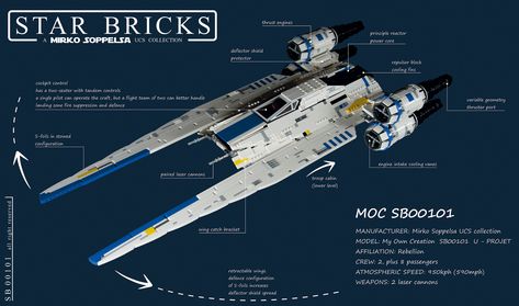 Star Wars U Wing, U Wing Star Wars, Starwars Images, Lego Ucs, U Wing, Star Wars Ships Design, Star Wars History, Lego Universe, Lego Starwars