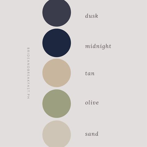 Unusual Wedding Color Combinations | Philippines Wedding Blog Color Scheme Ideas For Wedding, Midnight Blue Wedding Color Palette, Good Wedding Color Combinations, Chic Wedding Color Schemes, Simple Wedding Color Palette, Engagement Color Palette, Gay Wedding Color Schemes, August Color Palette Wedding, Wedding Color Schemes Timeless