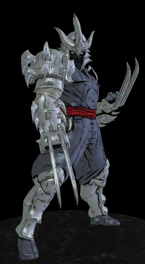 THE SHREDDER (Teenage Mutant Ninja Turtles) Shredder Tmnt Art, Tmnt Villains, Tmnt Shredder, Shredder Tmnt, Armadura Ninja, Ninja Turtles Shredder, The Shredder, The Spectre, Teenage Mutant Ninja Turtles Artwork