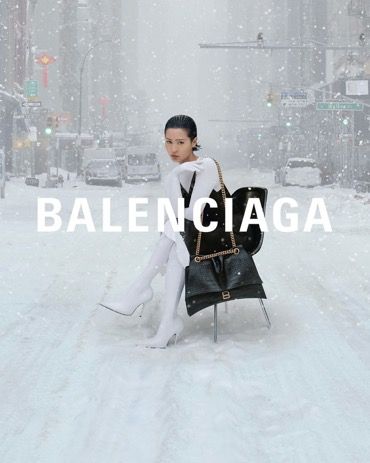 Balenciaga Aesthetic Outfit, Balenciaga Campaign, Balenciaga Aesthetic, Beauty Advertising, Alexa Demie, Elegant Outfit Classy, Winter 22, Campaign Fashion, Winter Photoshoot