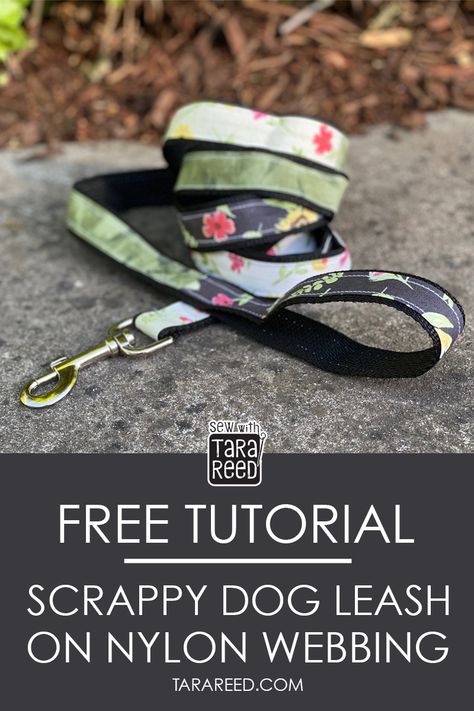 Diy Dog Leash, Dog Leash Diy, Dog Bandana Diy, Using Fabric Scraps, Diy Dog Collar, Custom Dog Collars, Dog Projects, Personalized Dog Collars, Dog Crafts