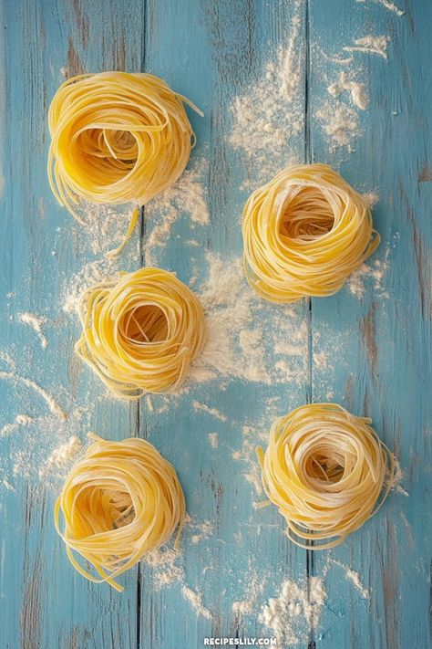 I love making my own pasta! These beautiful nests are not only a feast for the eyes but also the perfect base for any sauce. Freshly made, they are delicate and flavorful, ideal for a cozy dinner at home. Check out my favorite pasta recipes to go with these delightful nests! Pasta Nests, Homemade Pasta Recipes, Unique Pasta, Pasta Homemade, Colored Pasta, Homemade Pasta Recipe, Favorite Pasta Recipes, Cozy Dinner, Making Pasta