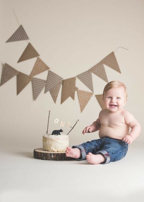 Rustic Theme Cake, Baby Birthday Photoshoot, 1st Birthday Photo, Boys First Birthday Party Ideas, Birthday Photo Shoot, 1st Birthday Pictures, Baby Boy 1st Birthday Party, 1st Birthday Photoshoot, First Birthday Pictures