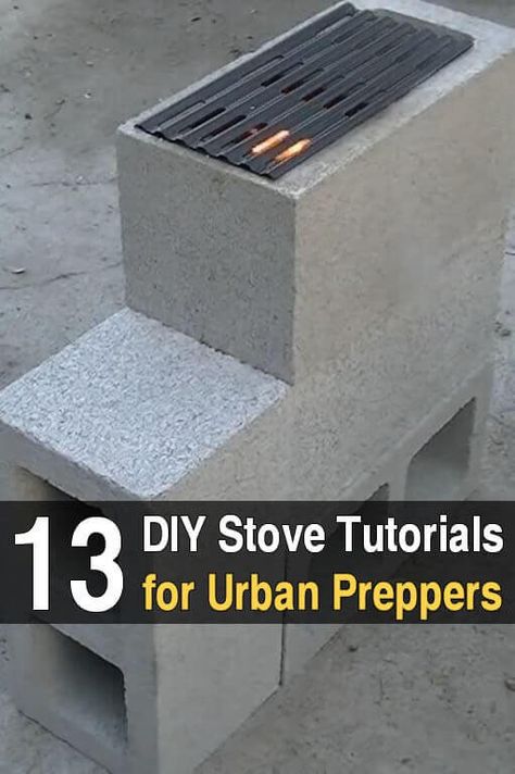 Diy Stove, Diy Rocket, Cinder Blocks, Outdoor Stove, Emergency Preparedness Kit, Rocket Stove, Diy Designs, Outdoor Oven, Emergency Preparation