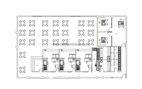 Mall Food Court Plan, Foodcourt Plan Architecture, Food Court Floor Plan, Food Court Plan, Pool Houses Plans, Food Court Design, Floor Plan With Dimensions, Mall Food Court, One Storey House