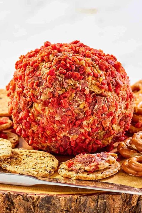 French Onion Cheese Ball is a tasty appetizer to make for your next gathering. Get the easy recipe and find out how to make the best cheese ball with French onion soup mix, cream cheese, cheddar cheese, dried beef, and bacon bits. French Onion Cheese Ball, Onion Cheese Ball, The Best Cheese Ball, Best Cheese Ball, Dried Beef, Cheese Cheddar, Best Cheese, Soup Mixes, Onion Soup Mix