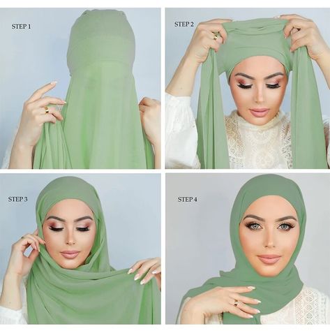 🧣 Buy chiffon scarf caps cover headwrap online with fast delivery and fast shipping. Head cover scarf hijab, soft and comfortable to wear. Find chiffon hijab pinles shawl,bonnet muslim scarf with high quality at AliExpress. Enjoy ✓Free Shipping Worldwide! ✓Limited Time Sale ✓Easy Return. Hijab With Cap, Under Scarf, Hijab Look, Hijab Caps, Chiffon Hijab, Jersey Hijab, Instant Hijab, Hijab Scarf, British Indian